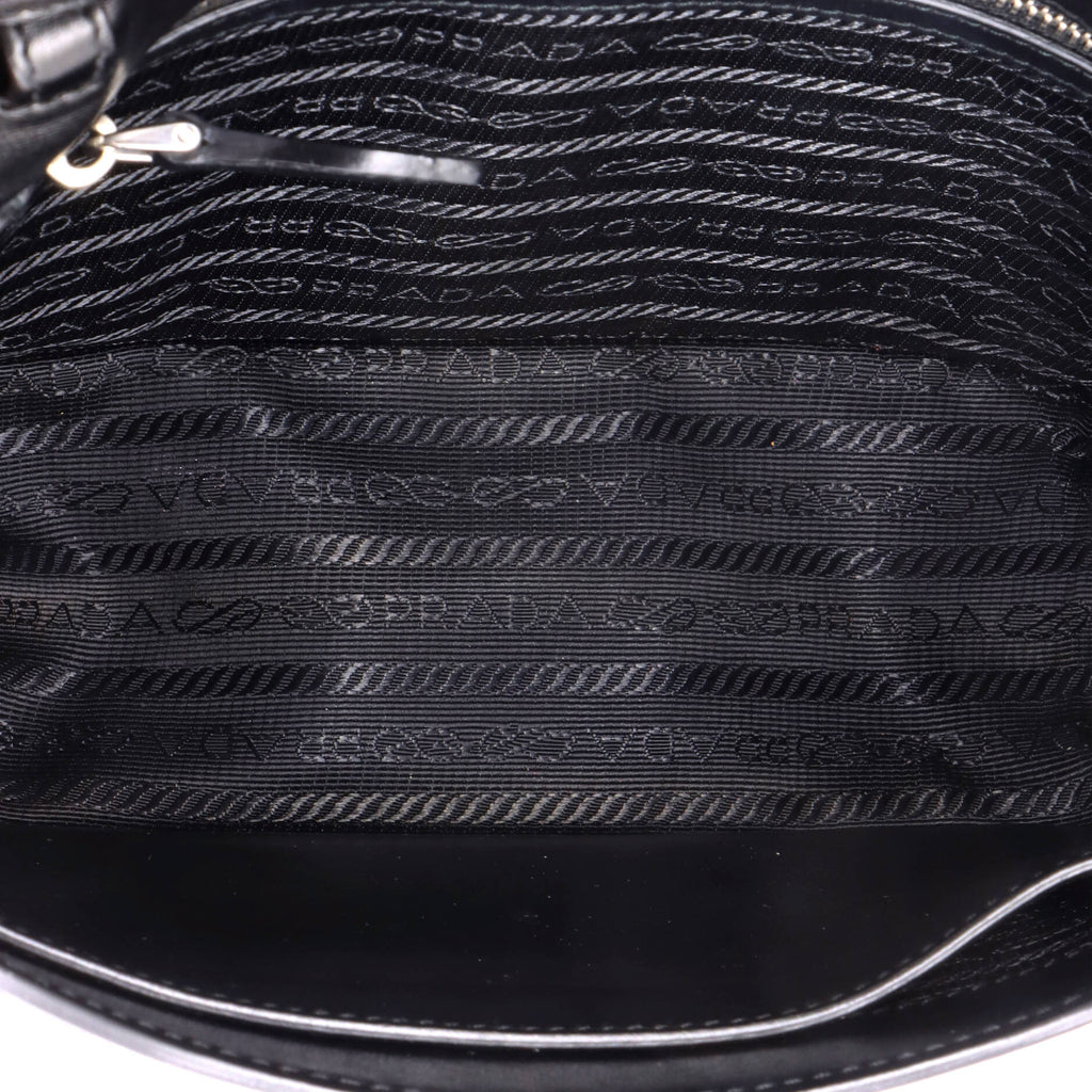 Metal Ribbon Shoulder Bag City Calfskin Small