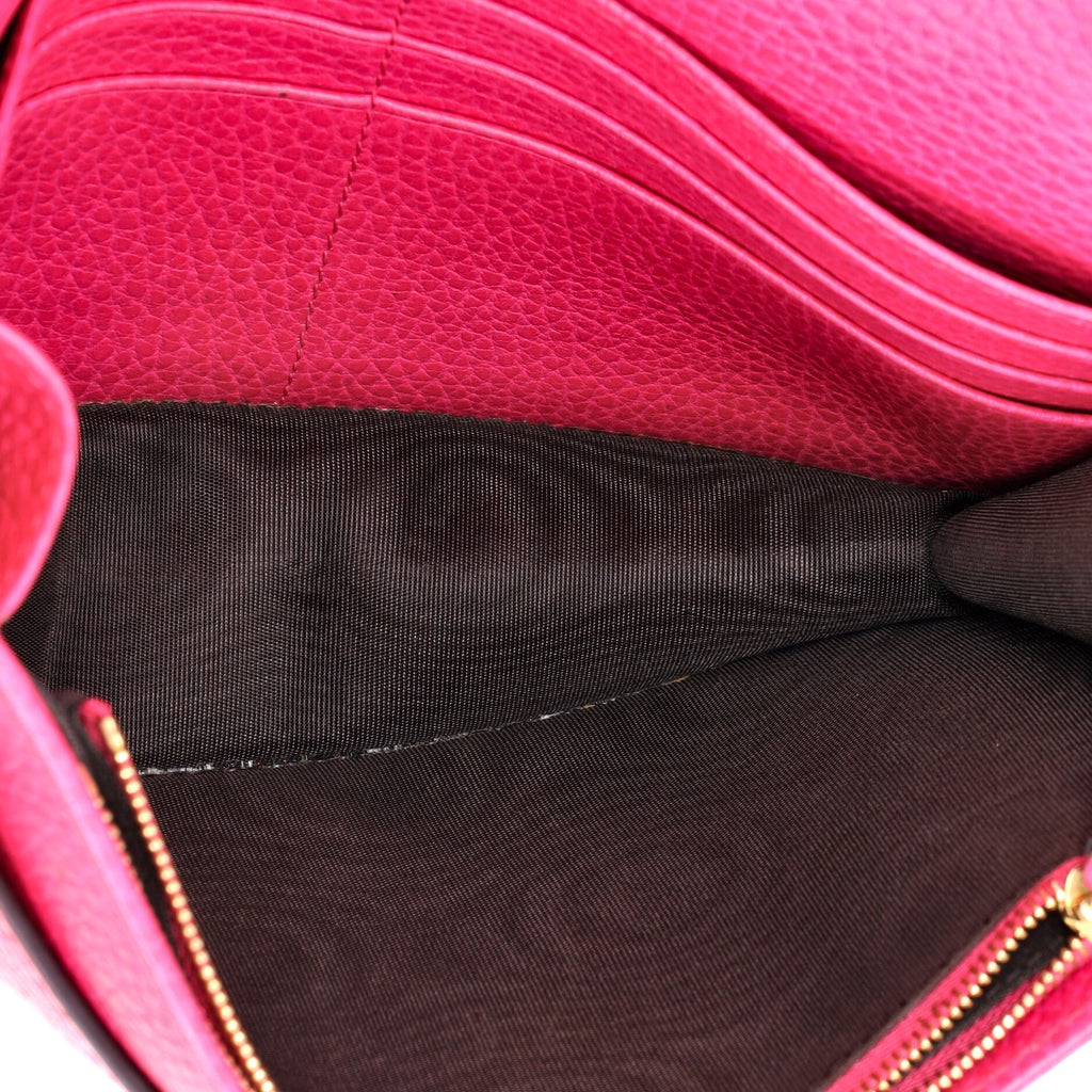 Petite GG Marmont Chain Wallet Leather Mini