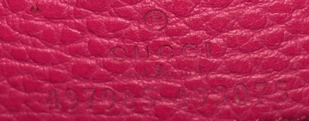 Petite GG Marmont Chain Wallet Leather Mini