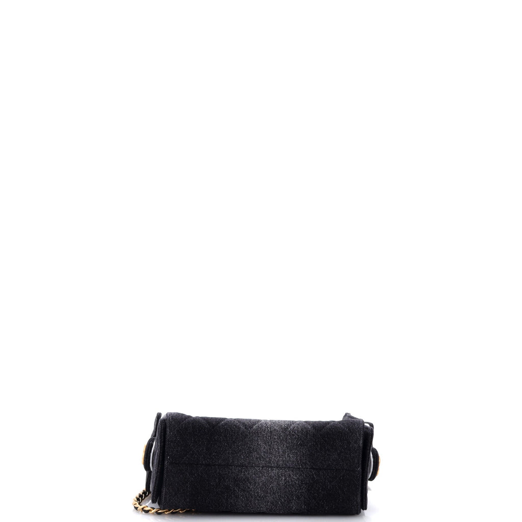25 Hobo Bag Quilted Denim Mini