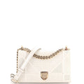 Diorama Flap Bag Cannage Embossed Calfskin Small