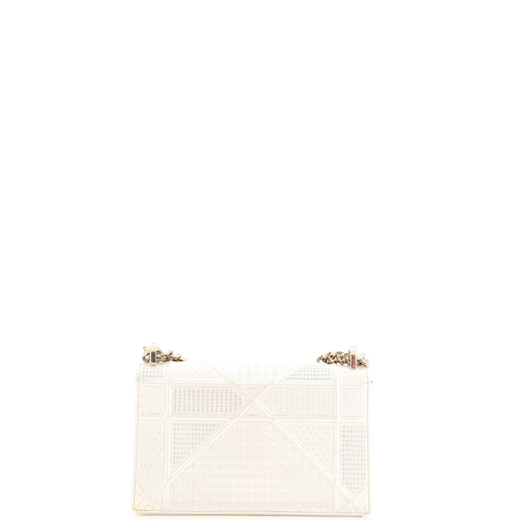 Diorama Flap Bag Cannage Embossed Calfskin Small
