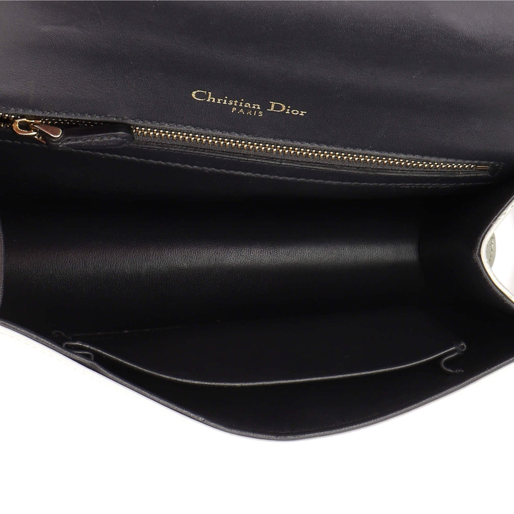 Diorama Flap Bag Cannage Embossed Calfskin Small
