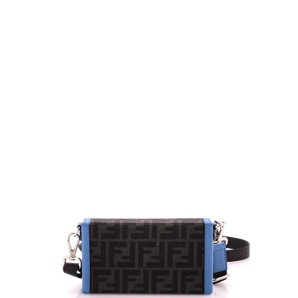 Baguette Soft Trunk Phone Pouch Zucca Canvas and Leather