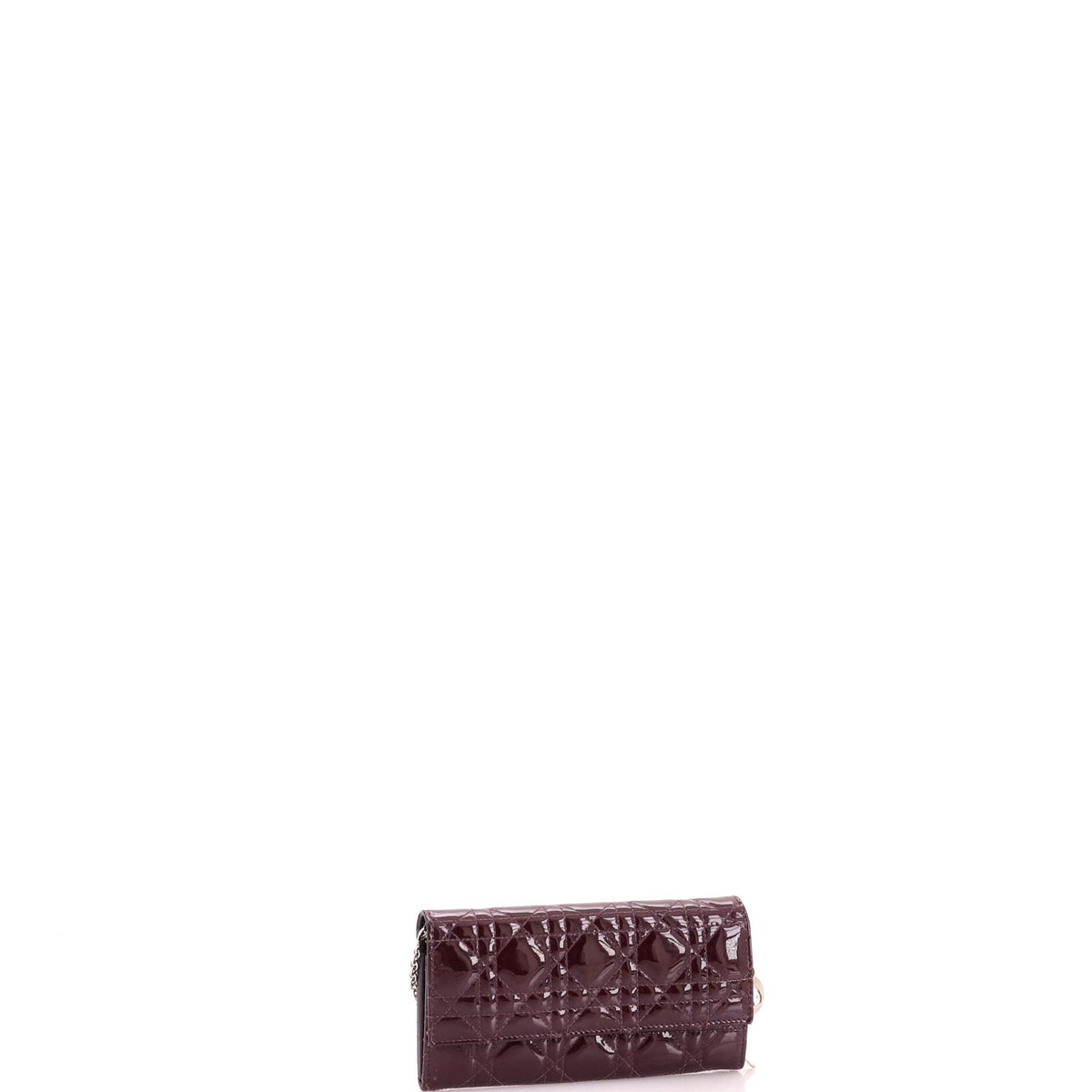 Lady Dior Rendez Vous Short Chain Wallet Cannage Quilt Patent