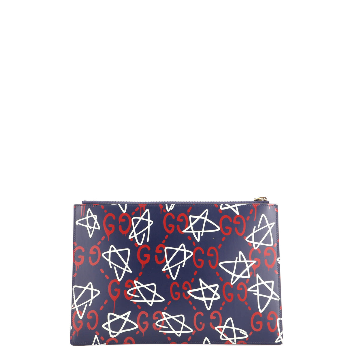 Zipped Pouch GucciGhost Leather Medium