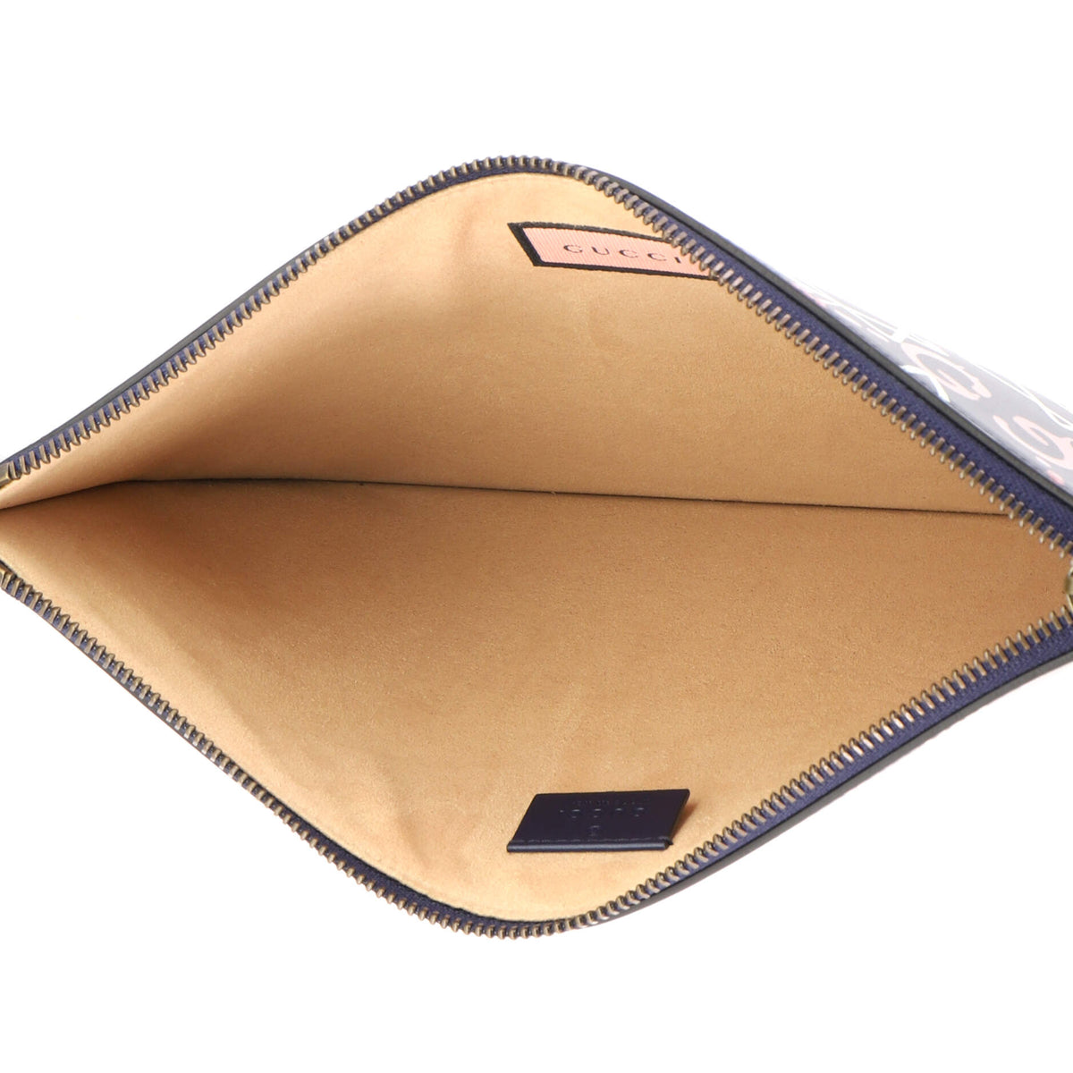 Zipped Pouch GucciGhost Leather Medium