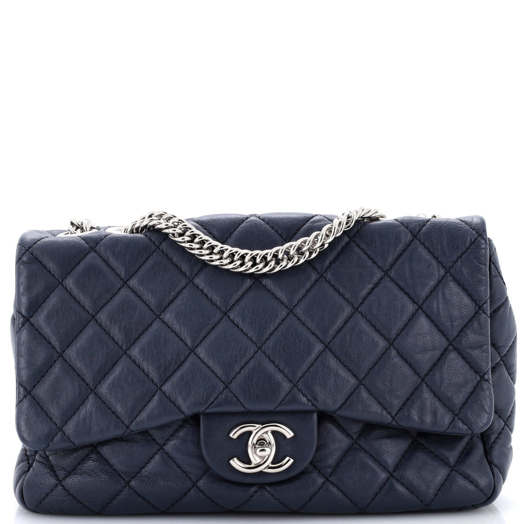 Classic Single Flap Bag Quilted Lambskin Jumbo