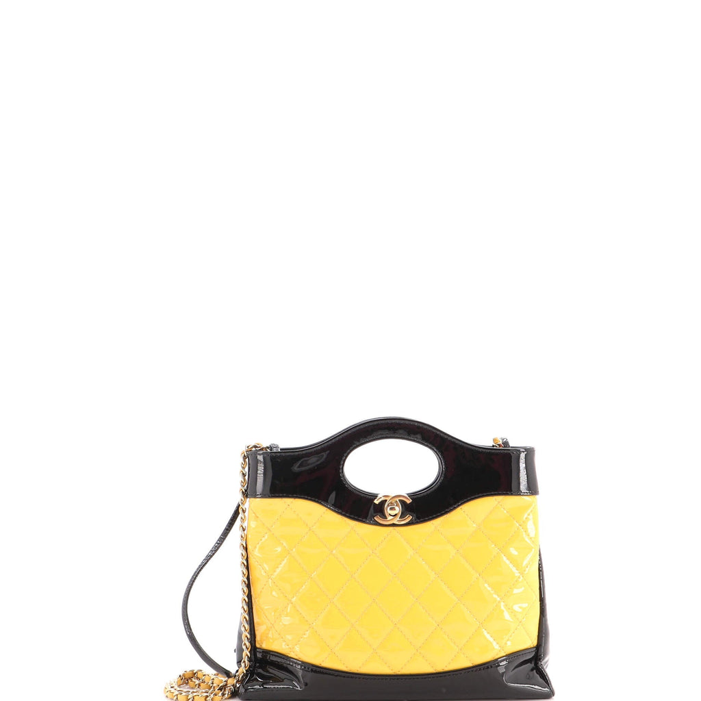 31 Shopping Bag Quilted Patent Mini