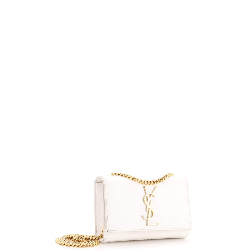Classic Monogram Crossbody Bag Grainy Leather Small