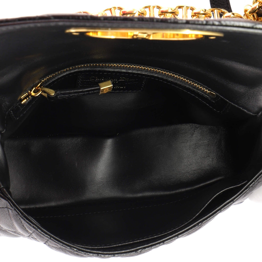Caro Bag Cannage Quilt Calfskin Small
