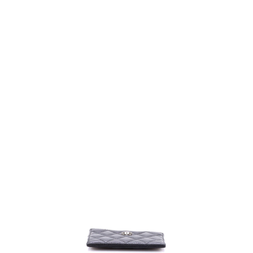 CC Zip Card Holder Quilted Caviar