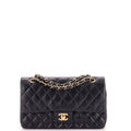 Vintage Classic Double Flap Bag Quilted Lambskin Medium