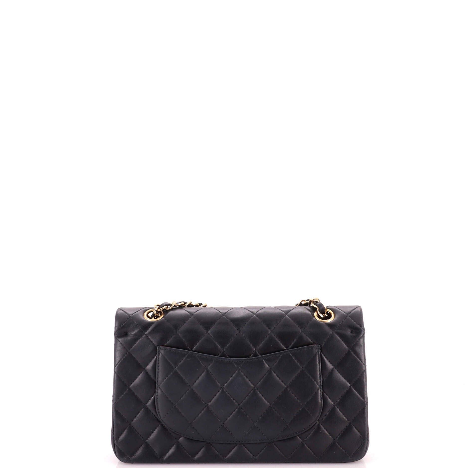 Vintage Classic Double Flap Bag Quilted Lambskin Medium