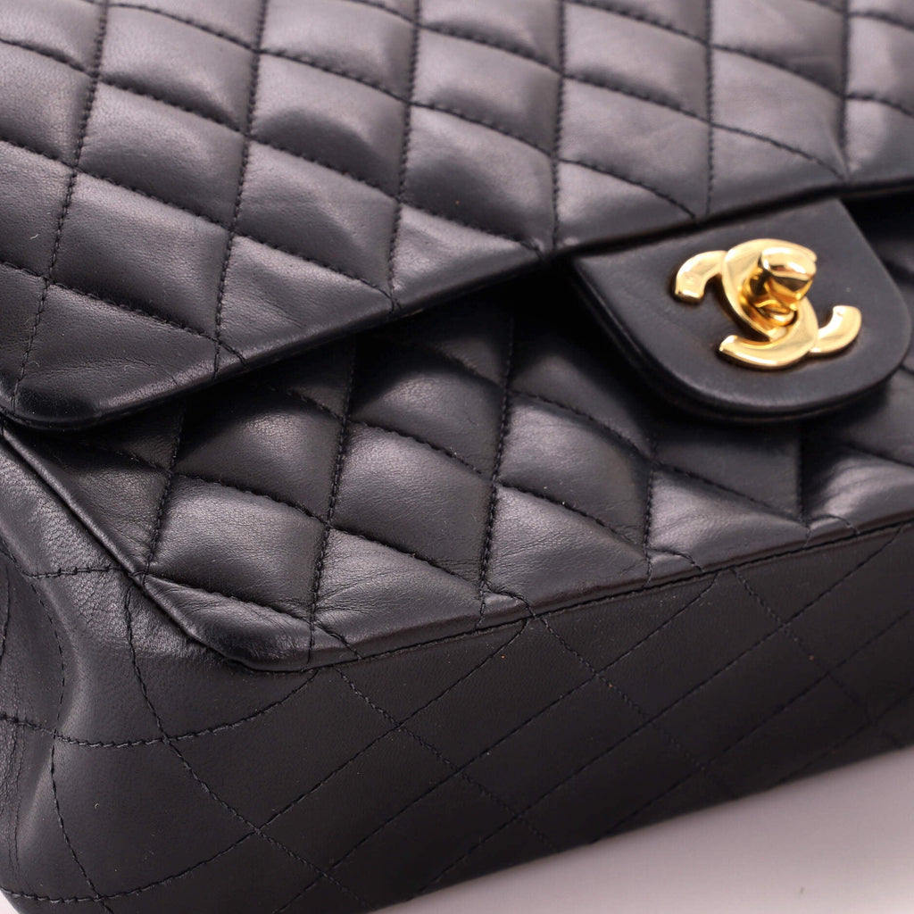 Vintage Classic Double Flap Bag Quilted Lambskin Medium