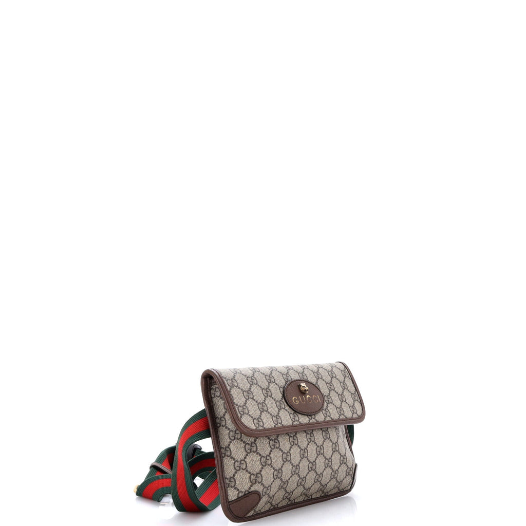 Neo Vintage Flap Belt Bag GG Coated Canvas