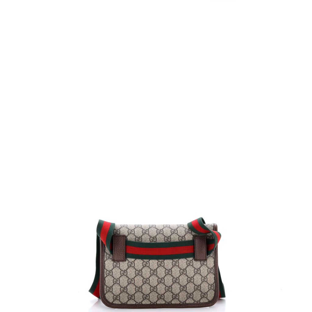 Neo Vintage Flap Belt Bag GG Coated Canvas