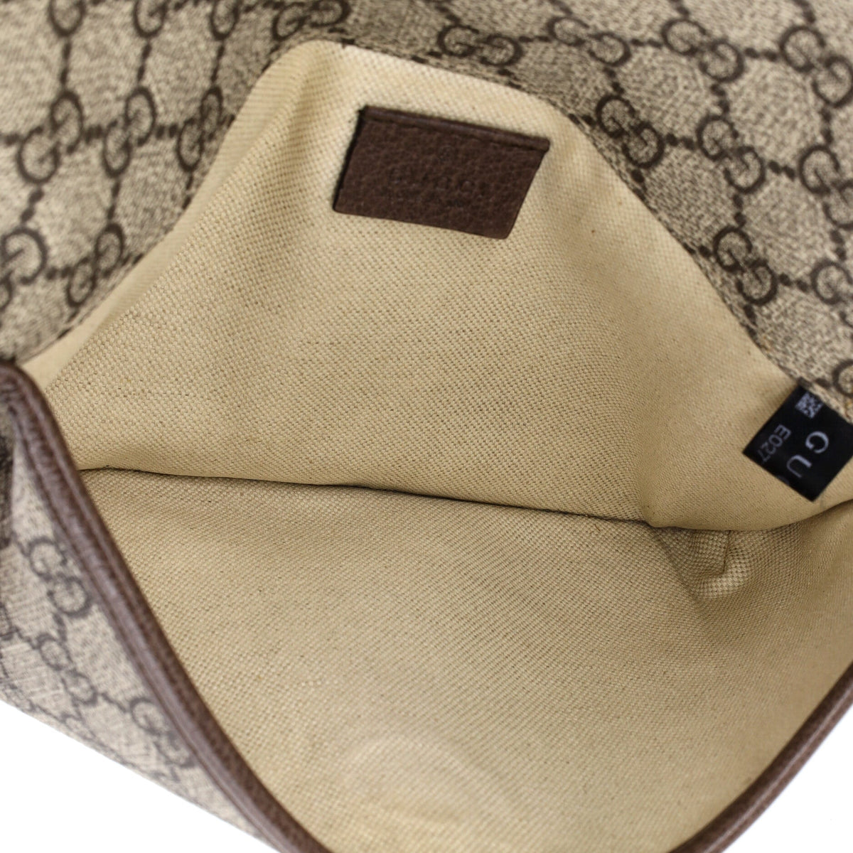 Neo Vintage Flap Belt Bag GG Coated Canvas