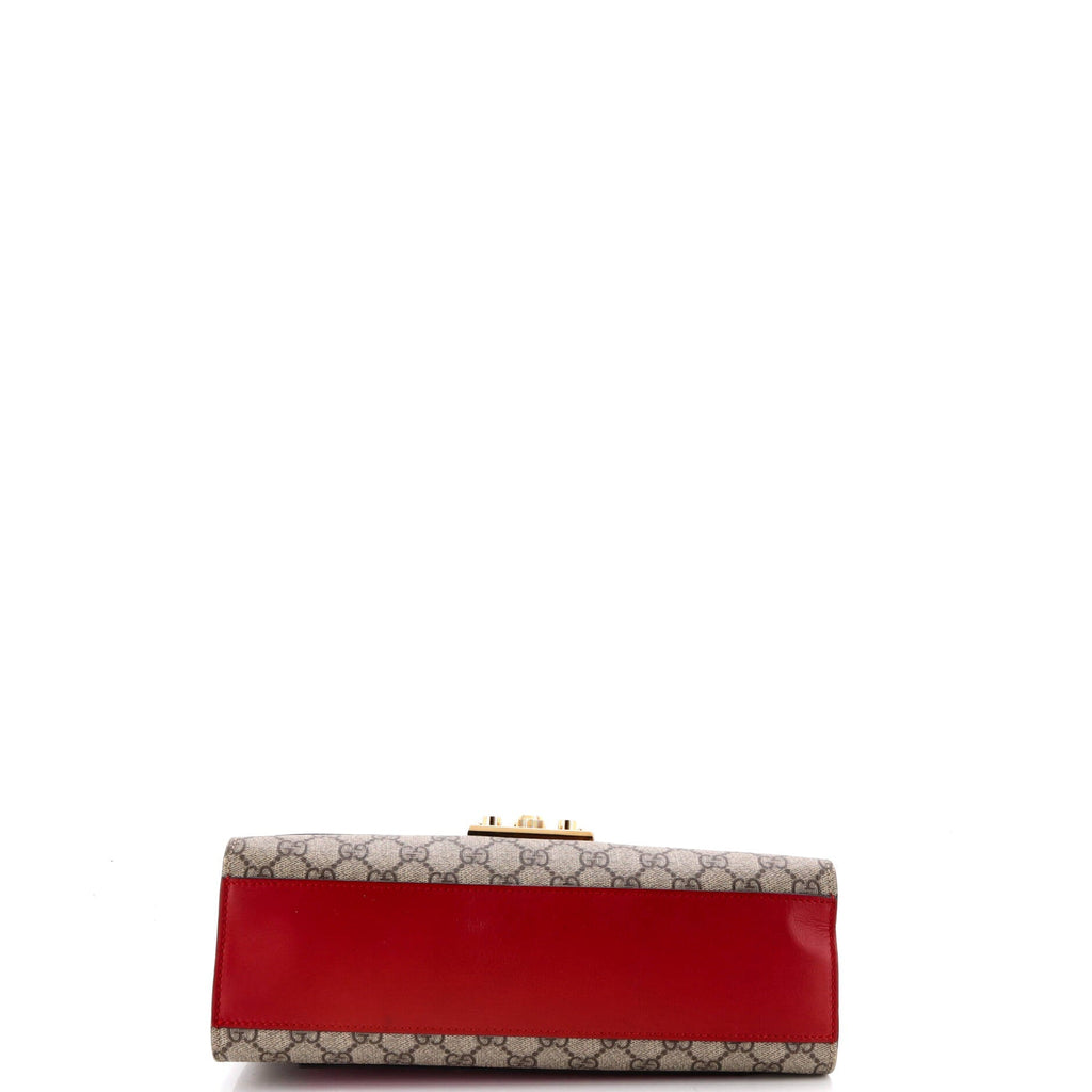 Padlock Shoulder Bag GG Coated Canvas and Leather Medium