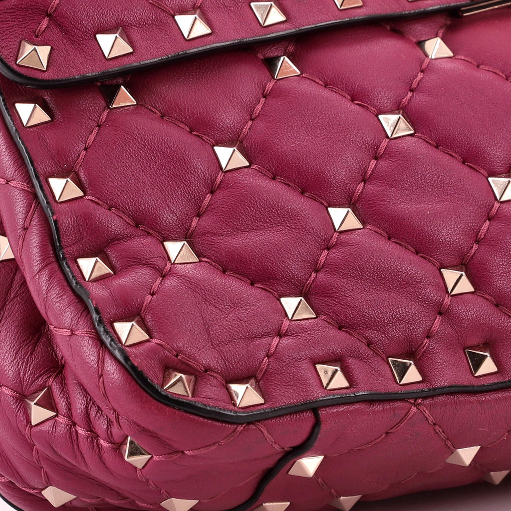 Rockstud Spike Flap Bag Quilted Leather Medium