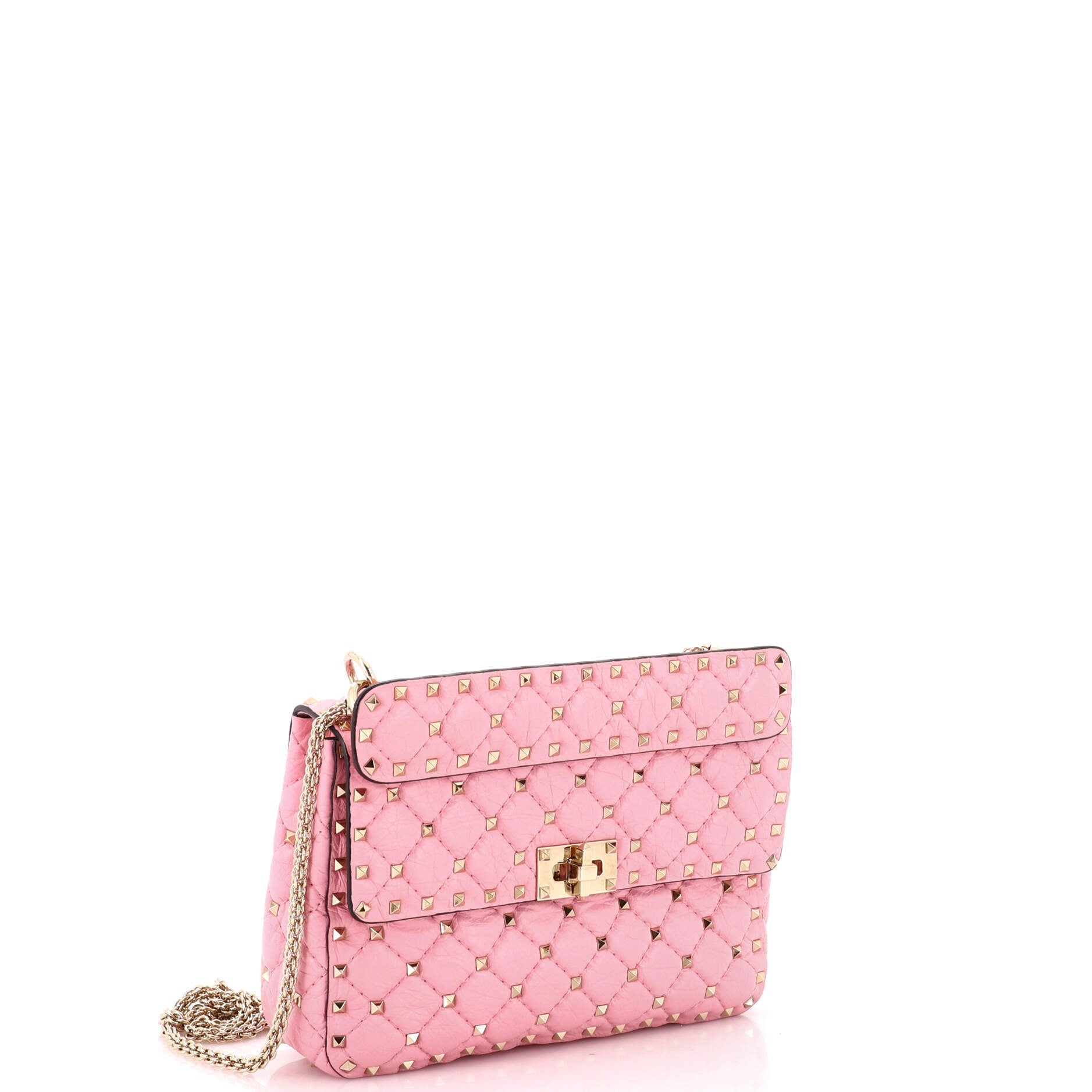 Rockstud Spike Flap Bag Quilted Leather Medium
