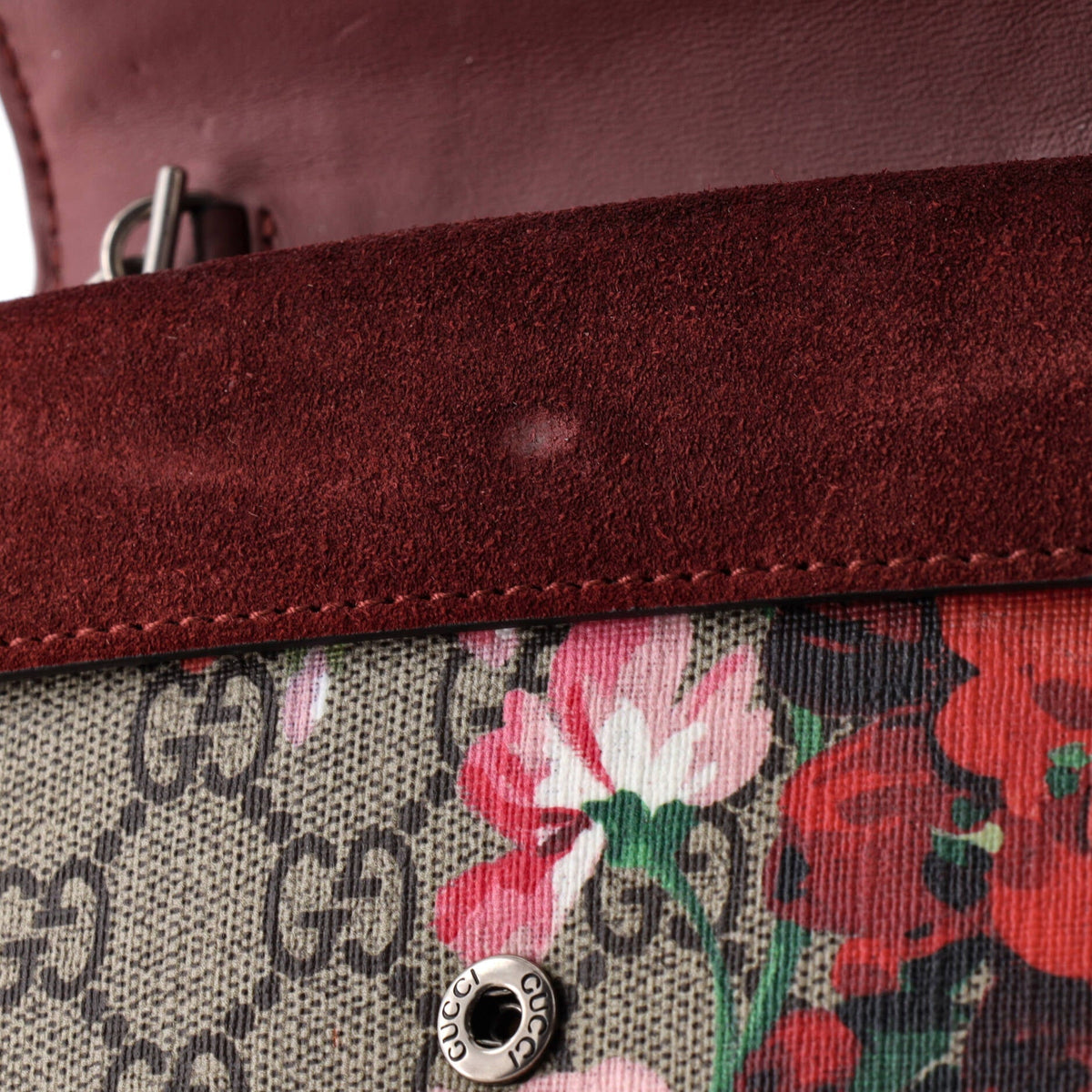 Dionysus Bag Blooms Print GG Coated Canvas Super Mini