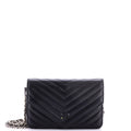 Envelope Wallet on Chain Chevron Sheepskin