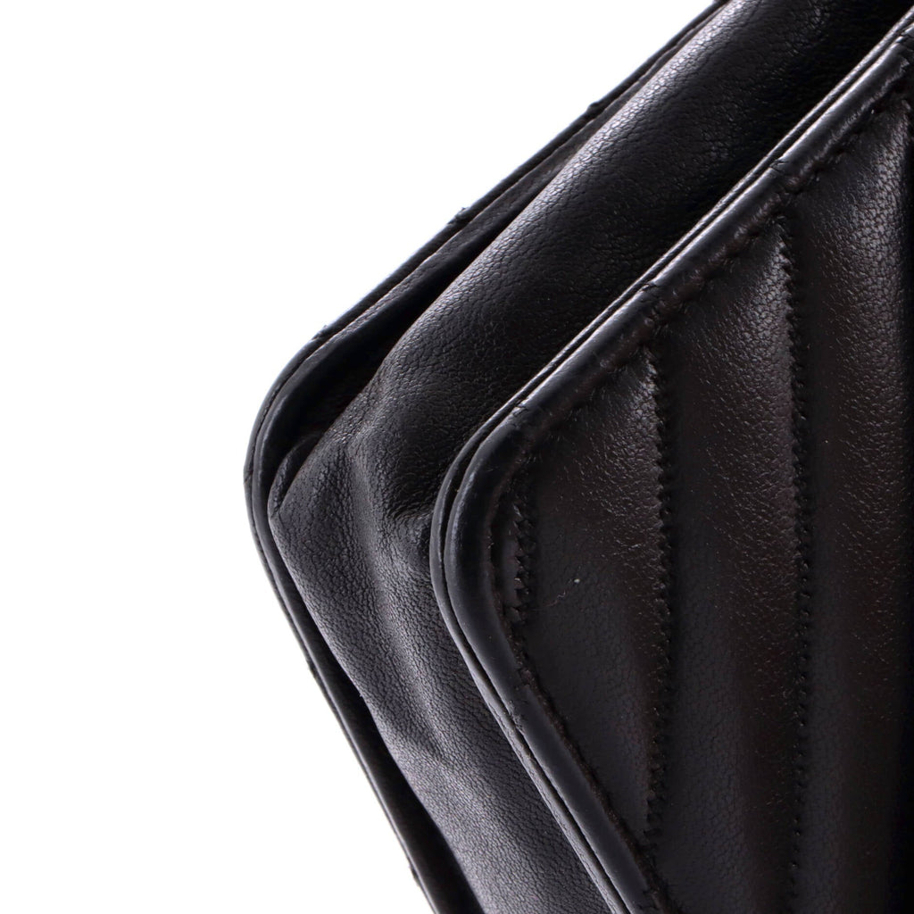 Envelope Wallet on Chain Chevron Sheepskin