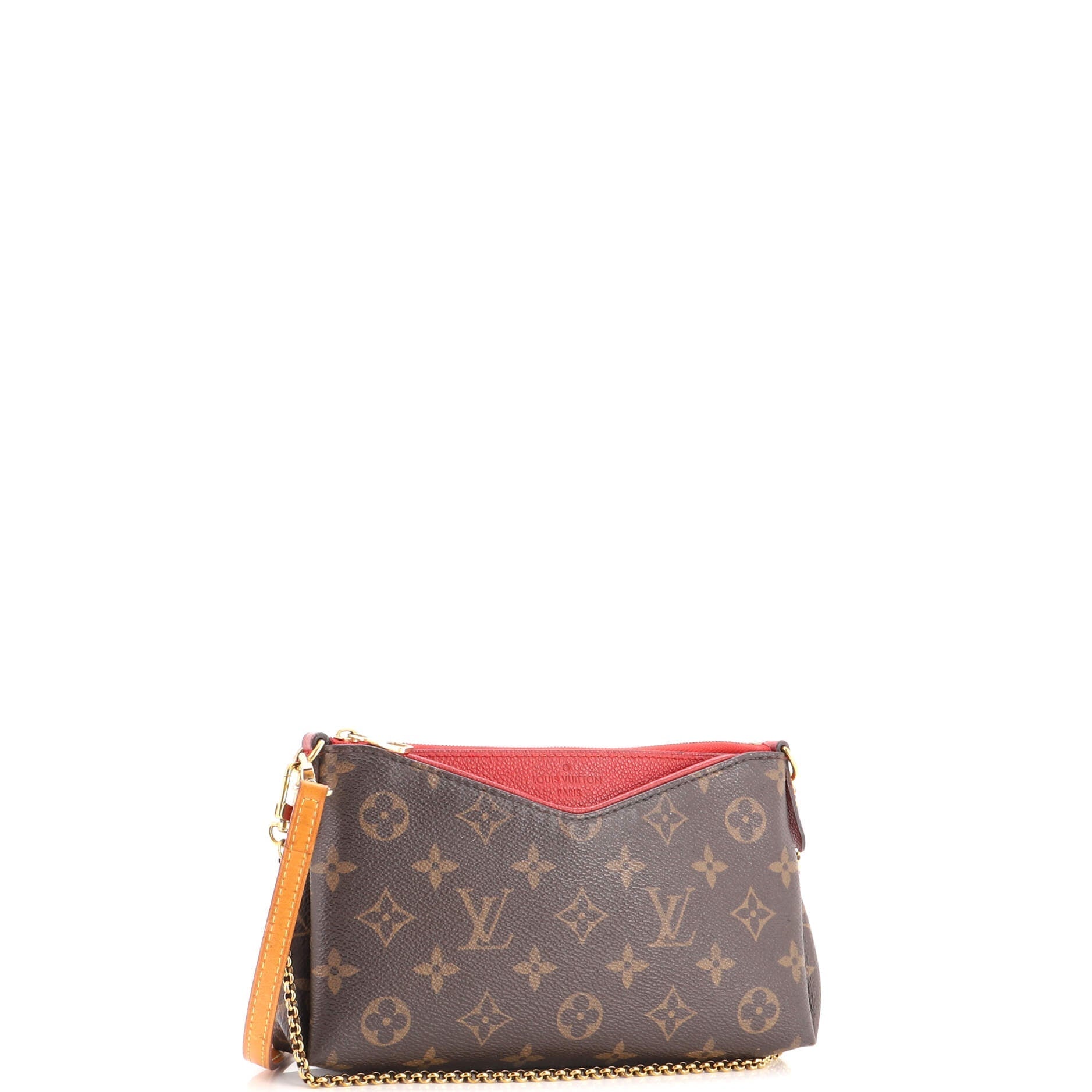 Pallas Clutch Monogram Canvas with Leather