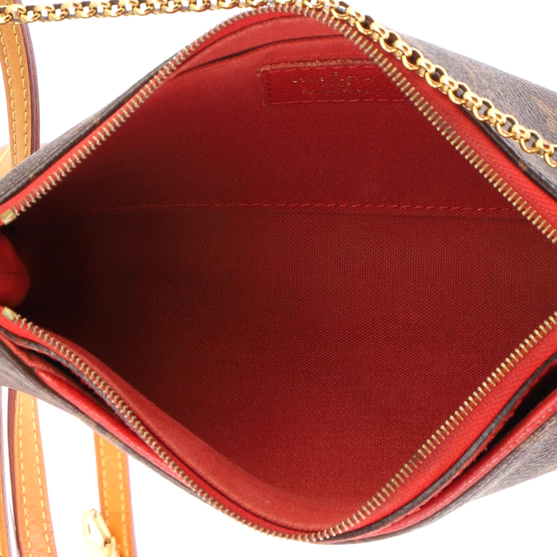 Pallas Clutch Monogram Canvas with Leather