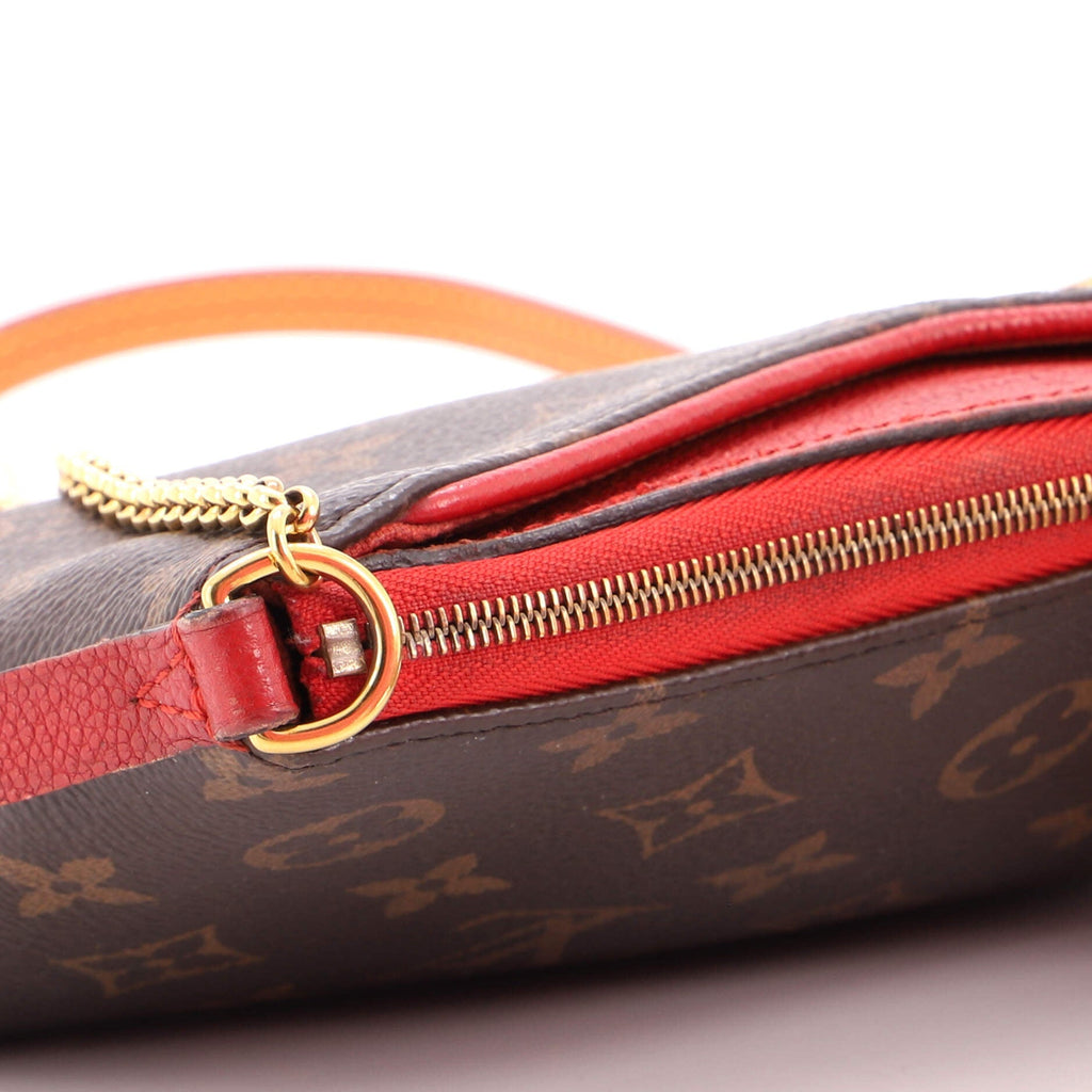 Pallas Clutch Monogram Canvas with Leather