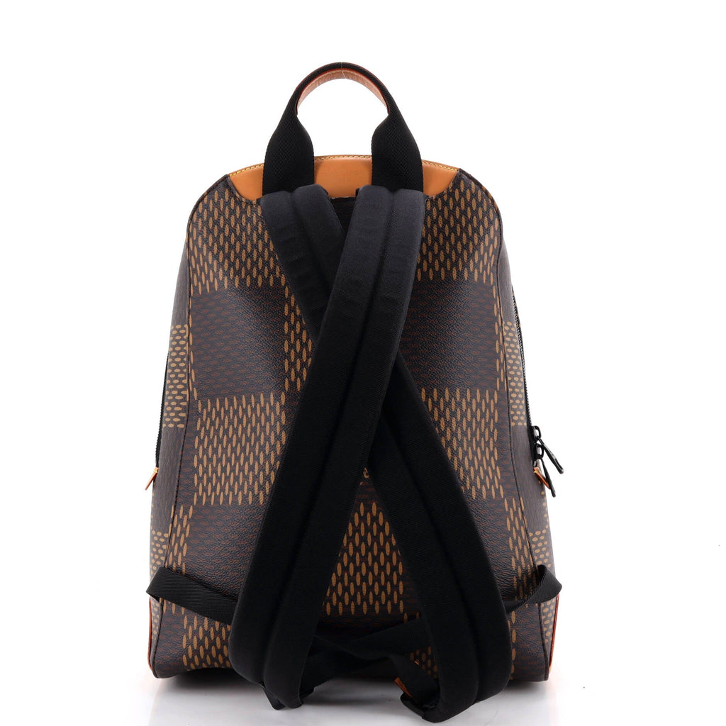 Nigo Campus Backpack Limited Edition Giant Damier and Monogram Canvas