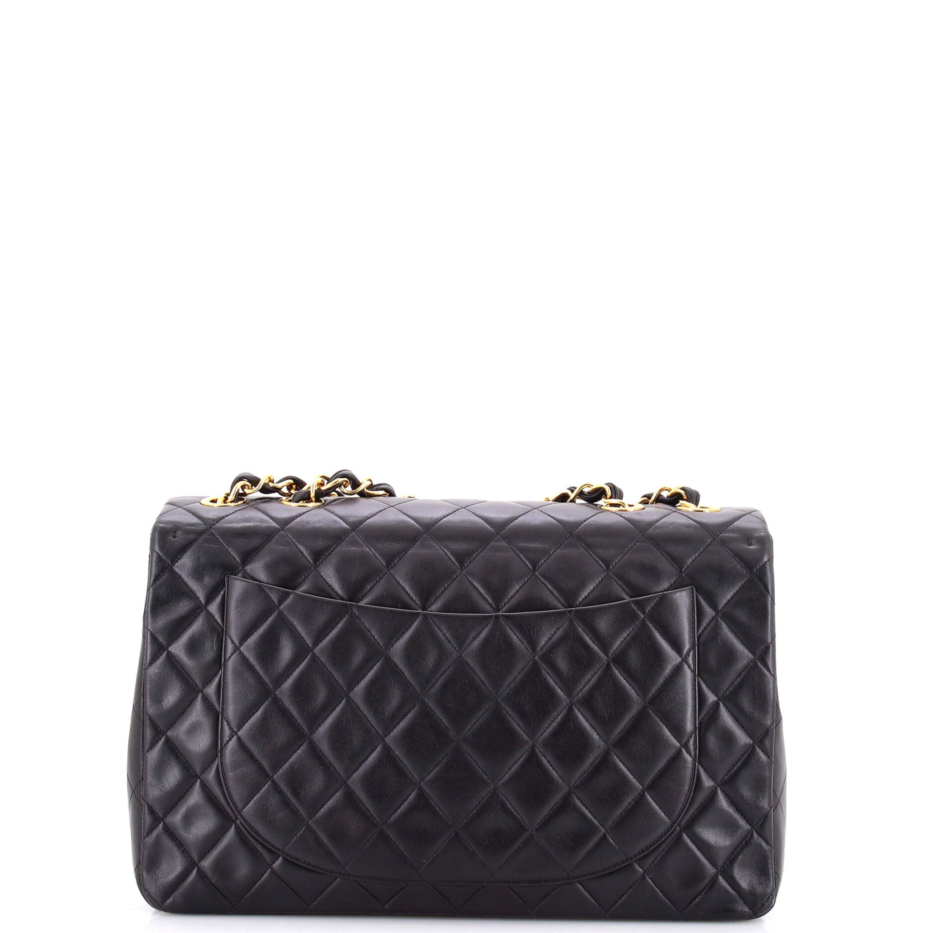 Vintage Classic Single Flap Bag Quilted Lambskin Maxi