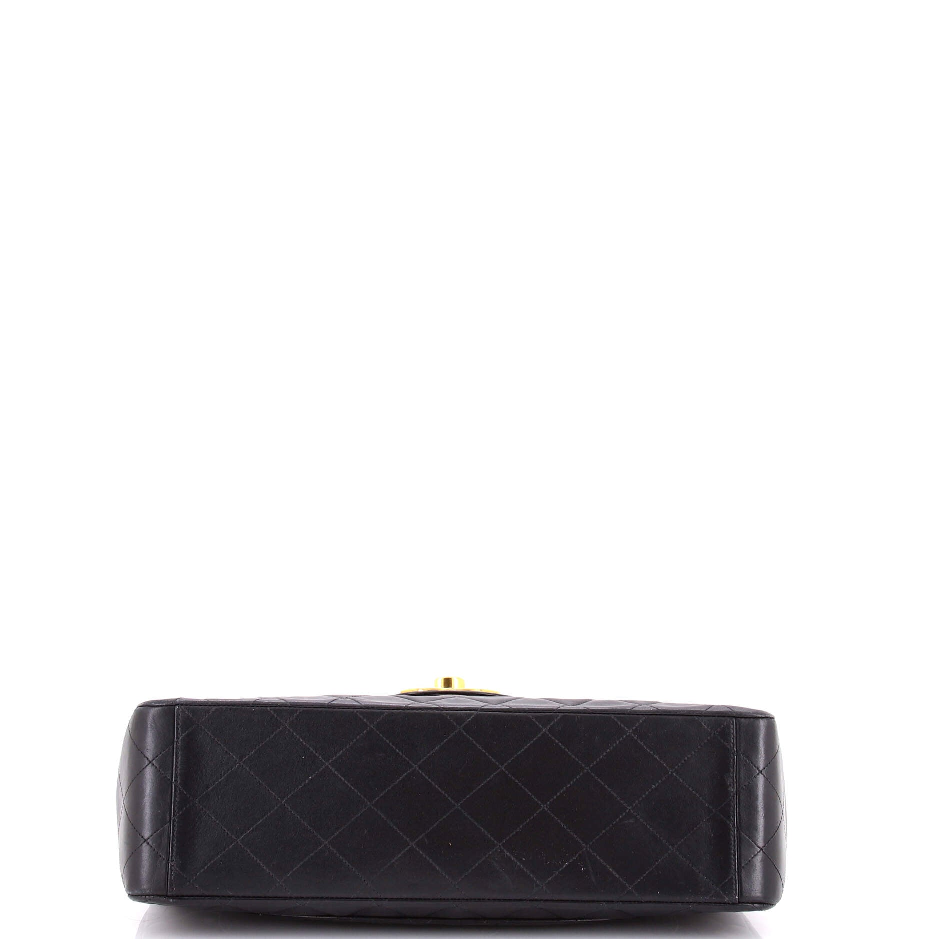 Vintage Classic Single Flap Bag Quilted Lambskin Maxi