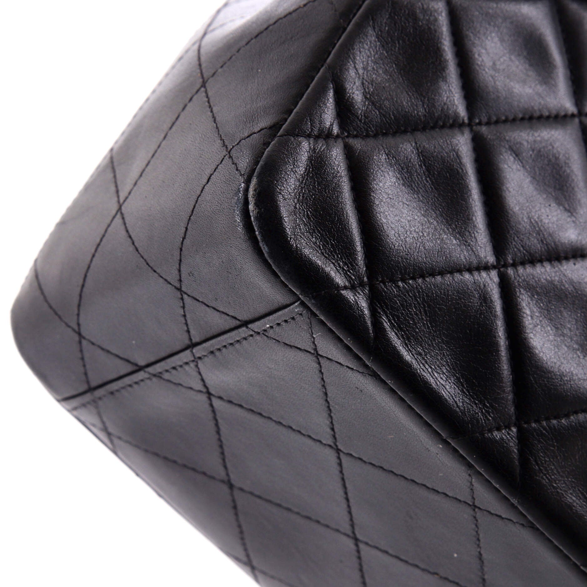 Vintage Classic Single Flap Bag Quilted Lambskin Maxi