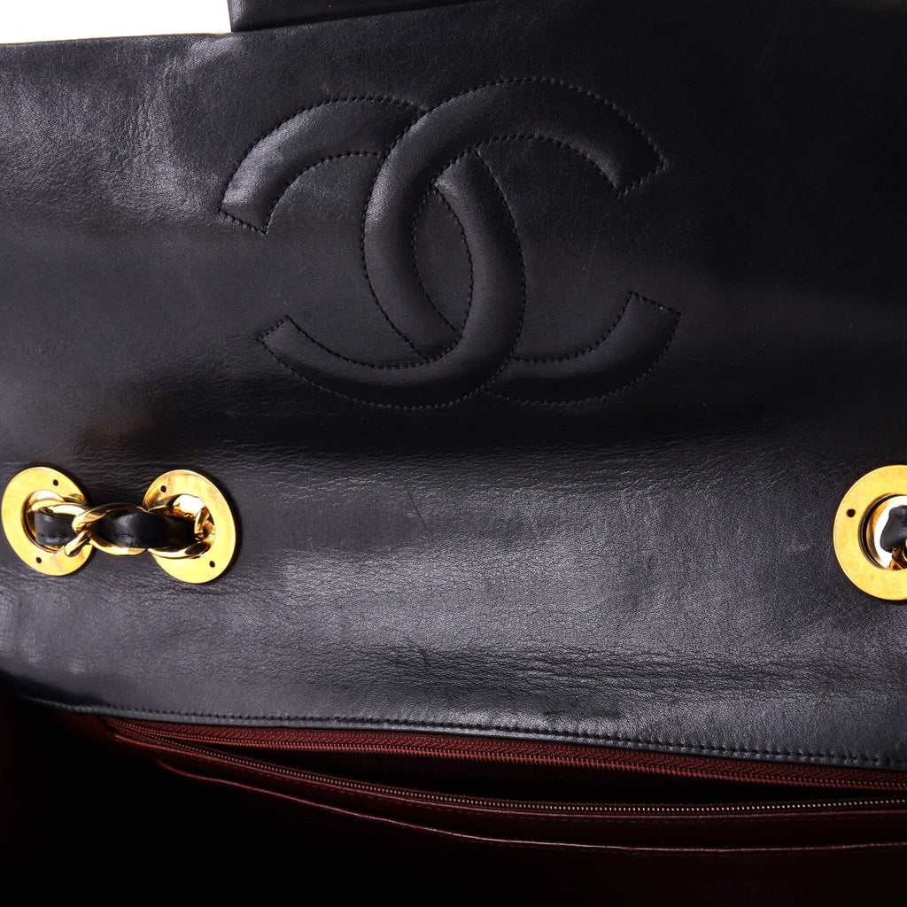 Vintage Classic Single Flap Bag Quilted Lambskin Maxi