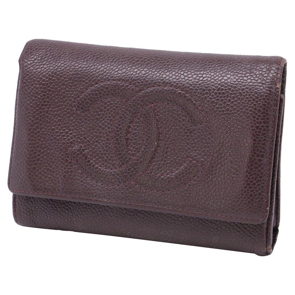 Timeless CC Flap Wallet Caviar Long