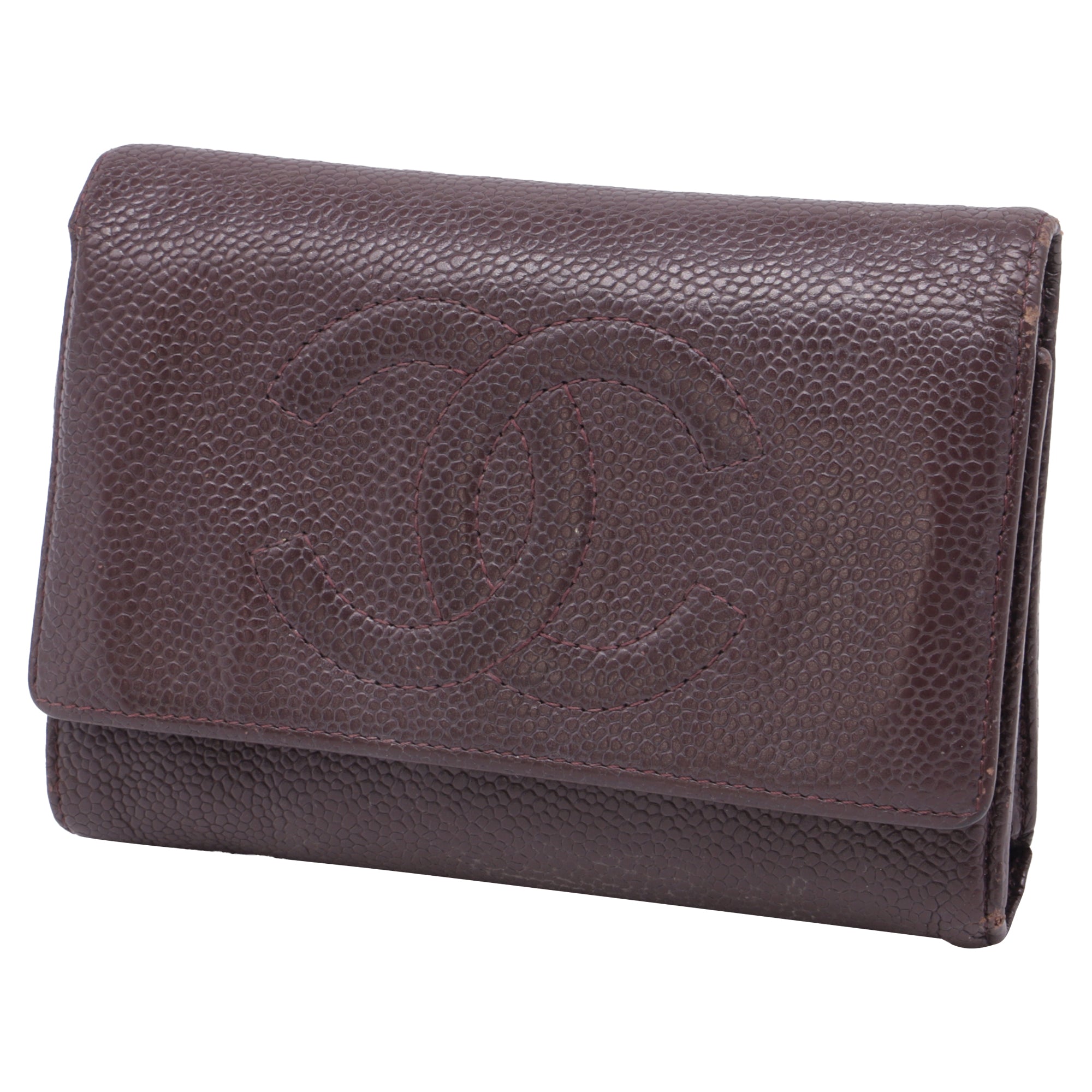 Timeless CC Flap Wallet Caviar Long