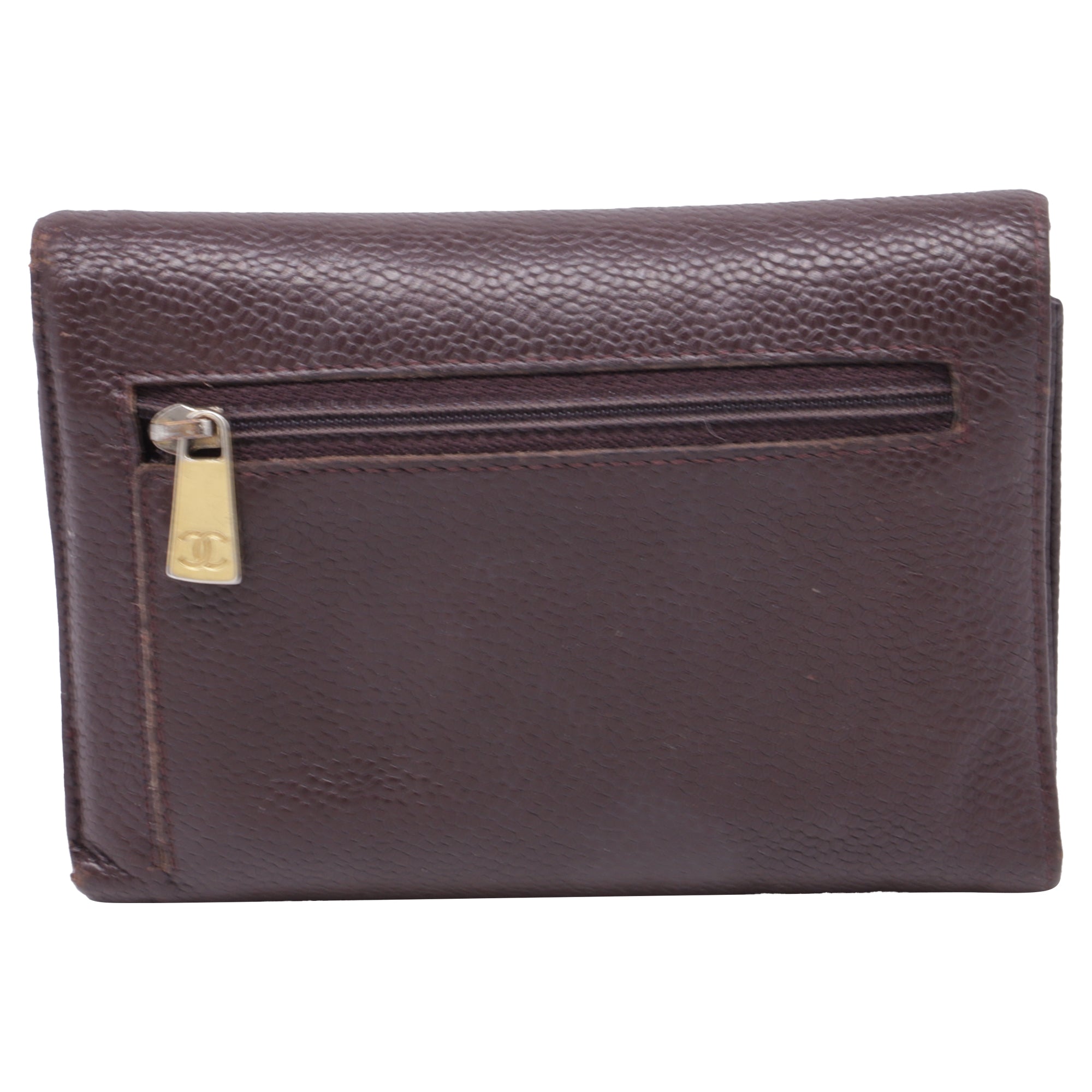 Timeless CC Flap Wallet Caviar Long