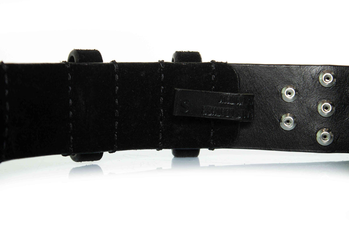 Isabel Marant, Black suede belt with black stones