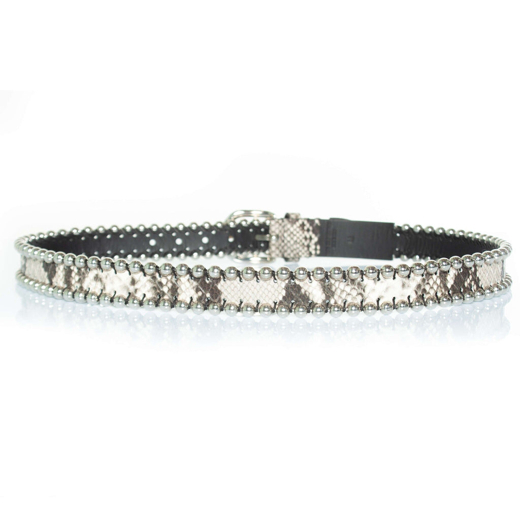 Isabel Marant, Zap belt with studs and snake print