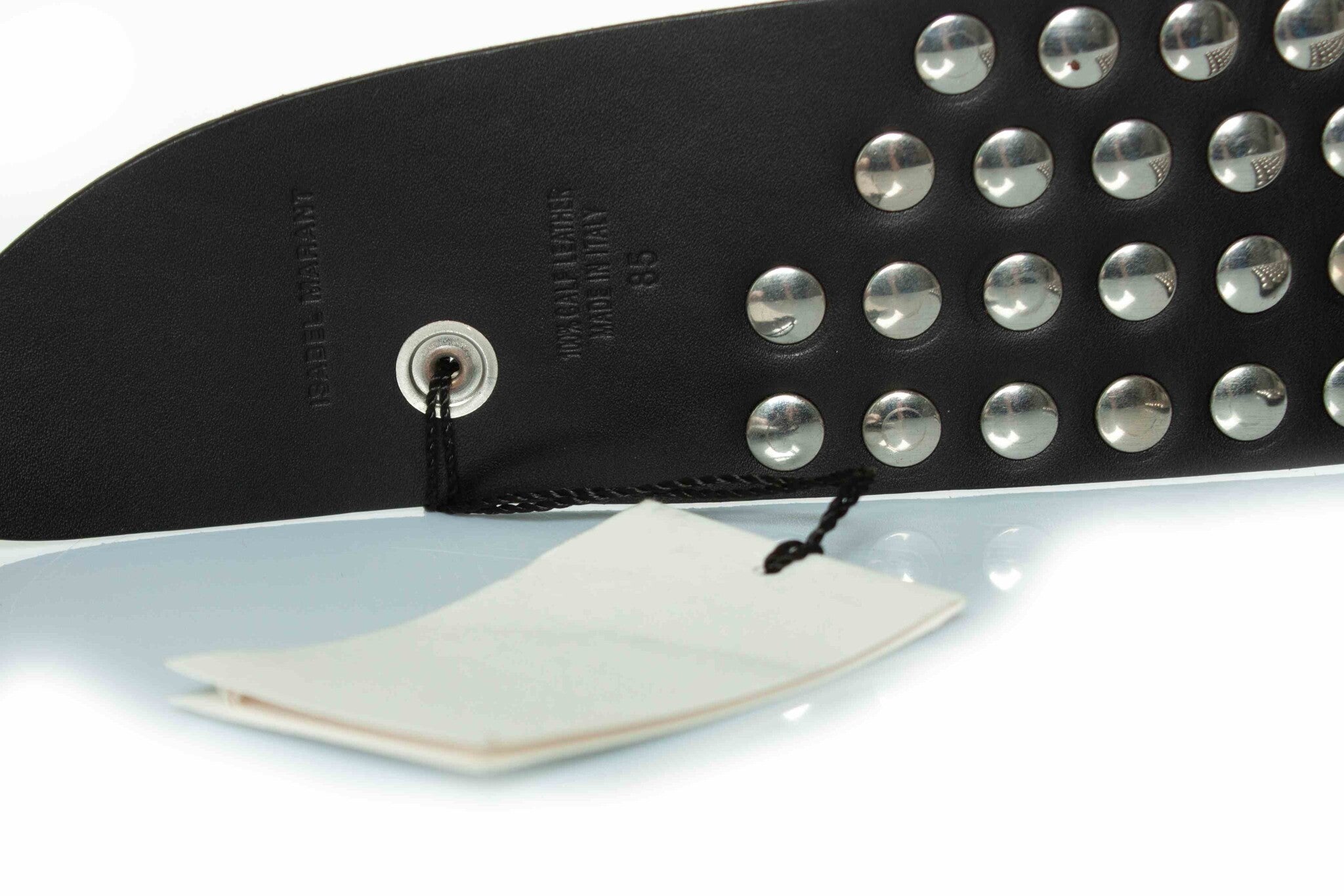 Isabel Marant, Lona studded waist belt in black