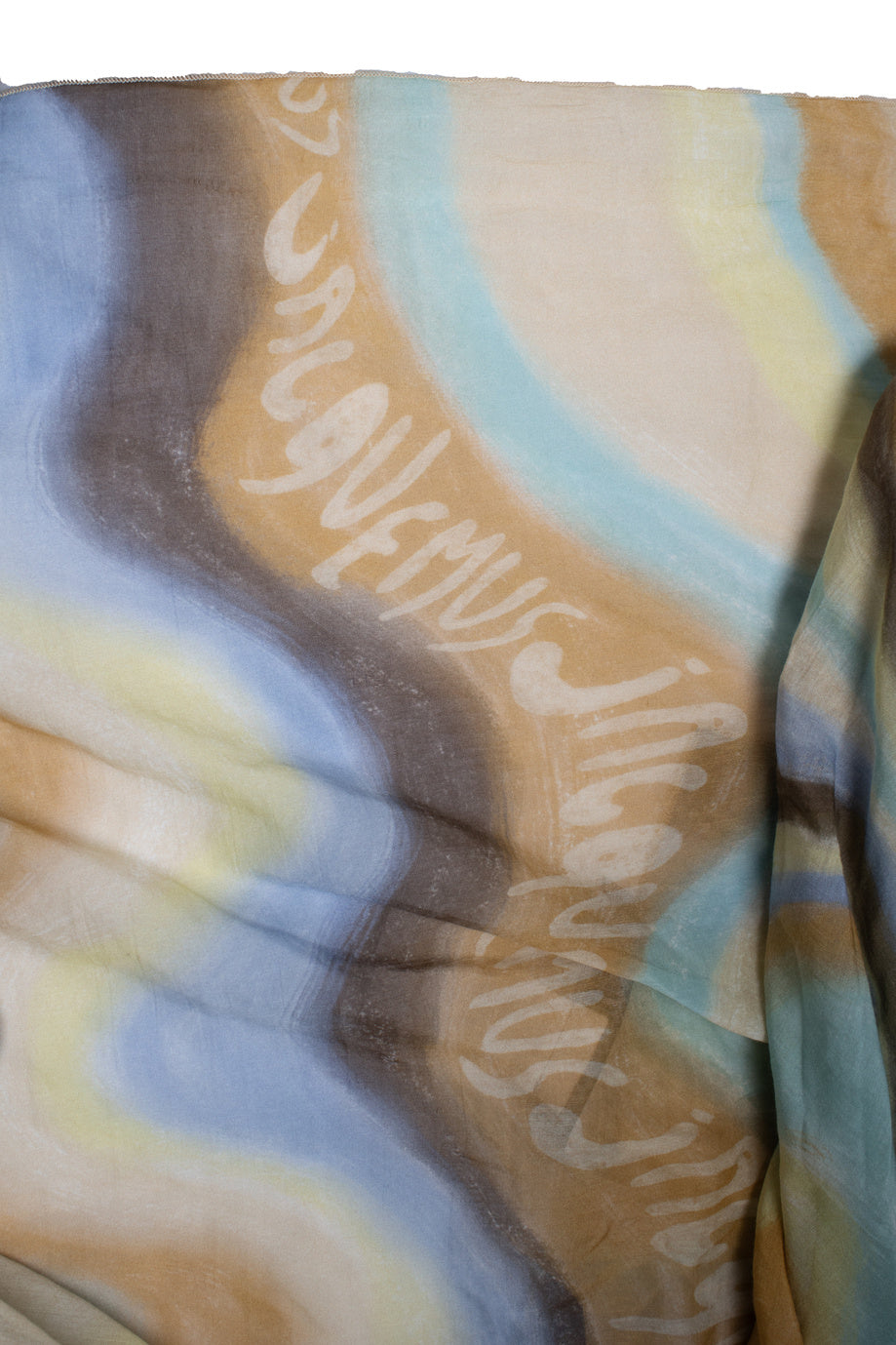 Jacquemus, Multicolor square silk and cotton scarf