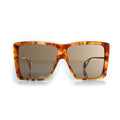 Gucci, Havana brown oversized sunglasses