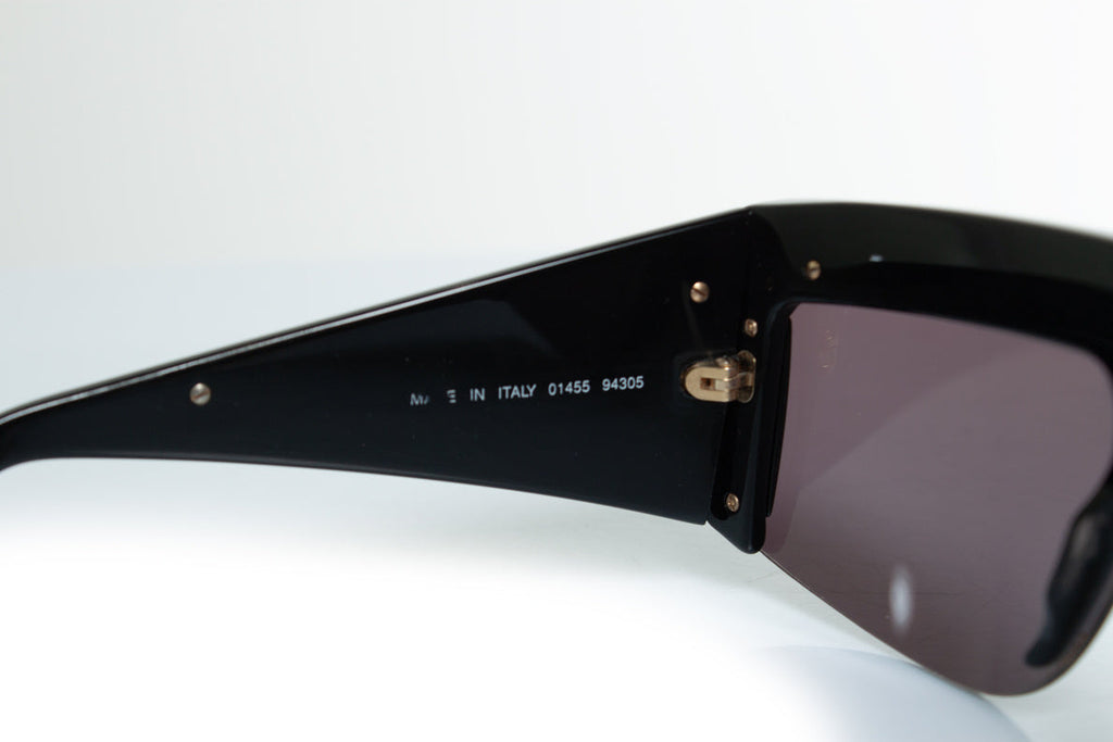 Chanel, vintage black chain sunglasses