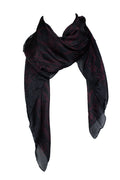 Alexander McQueen, sheer skull printed scarf