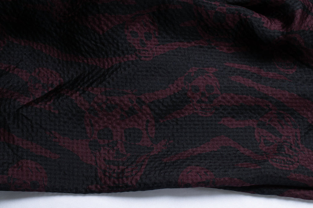 Alexander McQueen, sheer skull printed scarf