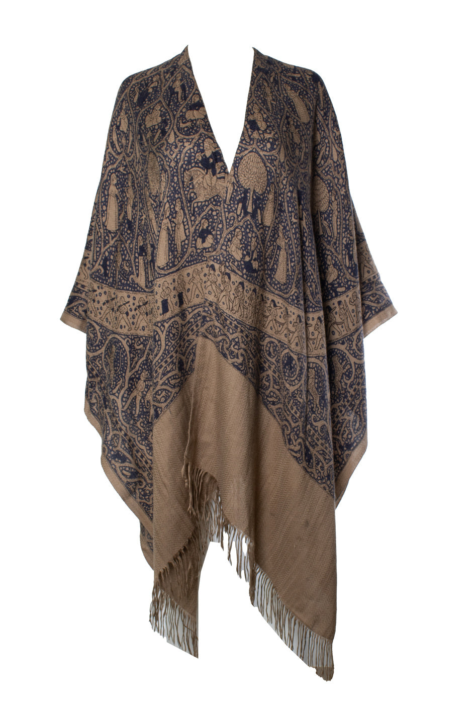 Hermes, Lalbhai dalpatbhai cashmere poncho