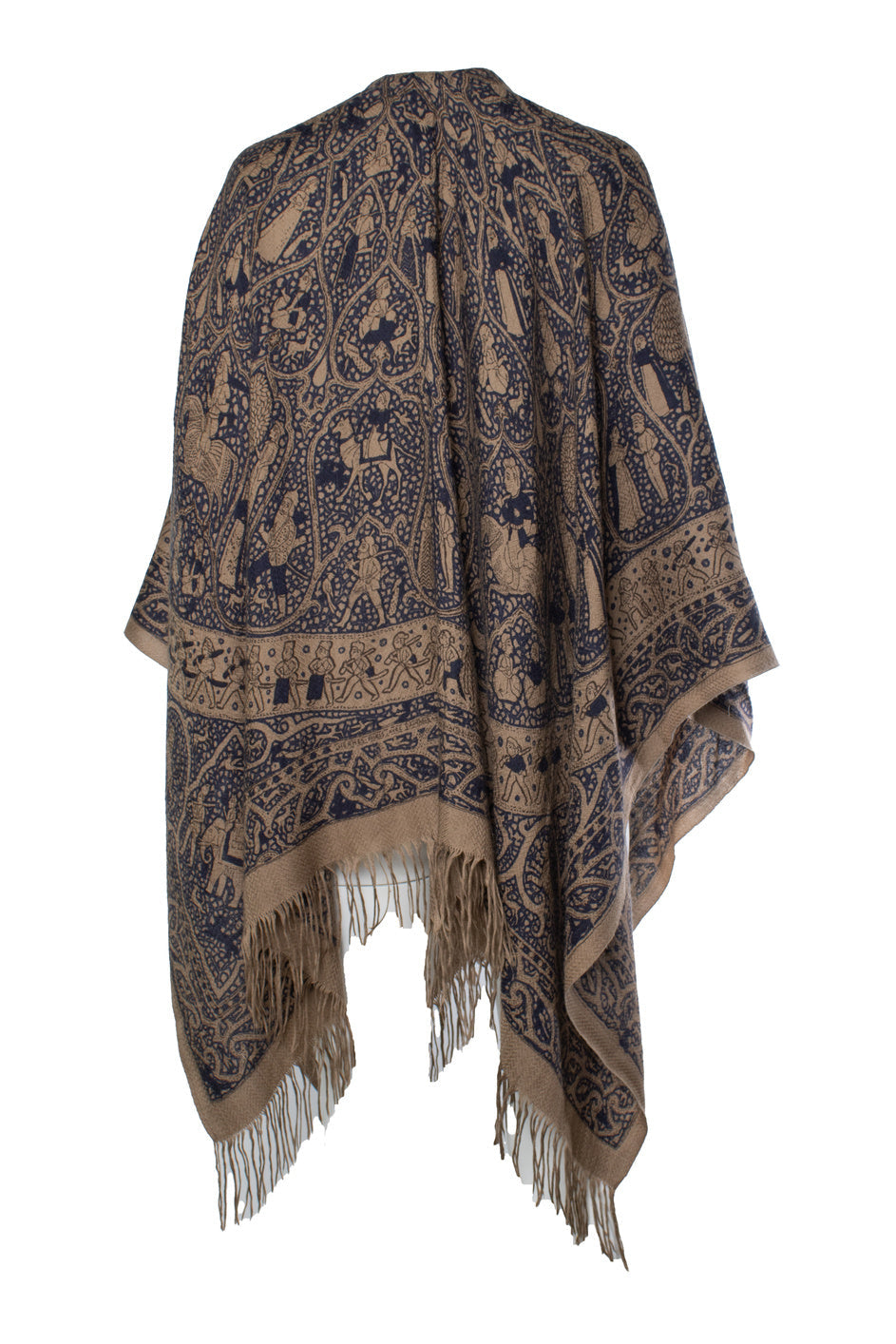 Hermes, Lalbhai dalpatbhai cashmere poncho