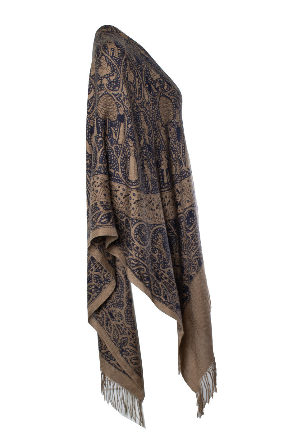 Hermes, Lalbhai dalpatbhai cashmere poncho